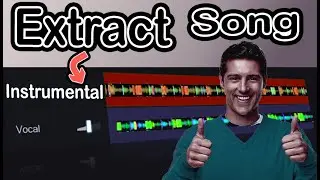 AI to Extract Vocals from any Song and instrumental of high quality for Free 