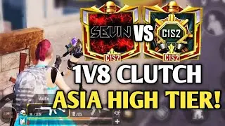 1V8 IN ASIA SERVER HIGH TIER!! | BGMI & PUBG MOBILE