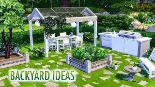 7 Backyard Ideas / The Sims 4 Base Game / 7 Идей для Заднего Дворика / Симс 4 Базовая Игра