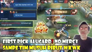 GAMEPLAY ALUCARD 2021 - NO MERCY | Prank Top 1 Global Alucard | Mobile Legends