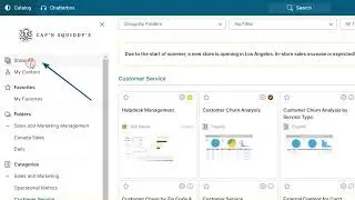 Catalog Page Overview: Title Bar and Left Sidebar