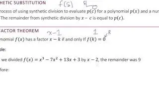 Remainder Theorem (Flip)