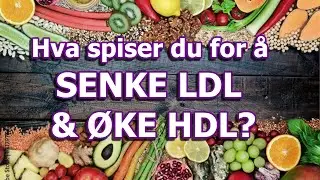 (NR) Hva spiser du for å SENKE LDL & ØKE HDL?  Hemmelige matvarer avslørt!