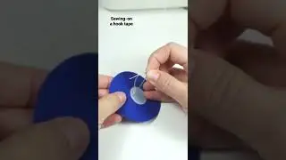 How to sew-on a hook tape onto a felt