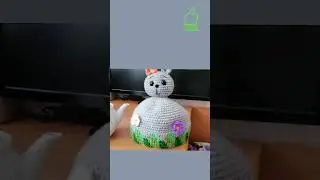 Зайка-грелка на чайник заварочный крючком. Легко, мило, полезно.