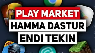 PLAY MARETDAN PULLIK DASTURLARNI TEKINGA KO'CHIRISH // PLAY MARKET FREE DOWNLOAD APP INSTALL