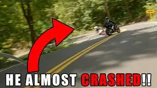 Motorcycle Almost CRASHED on Tail of the Dragon (S1000RR Ride Through)