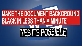 How to Change Page Color of Microsoft Word Document