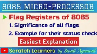 Flag Registers of 8085 microprocessor|Flag registers|Flag Registers in 8085|8085 microprocessor