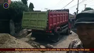 MATERIAL PONDASI JALAN UTAMA RW  12 KESERASIAN SOSIAL