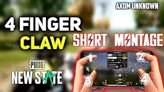 BEST 4 FINGER CLAW PUBG NEW STATE | SHORT MONTAGE