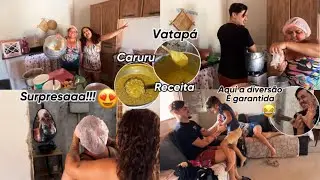NA COZINHA COM MAINHA, COMIDA BAIANA!!! A DIVERSÃO FOI GARANTIDA NA CASA DE PRAIA 🤣 Mile Steffani