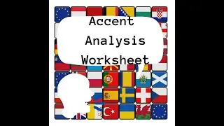 Accent Analysis Worksheet Video Preview