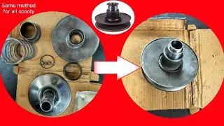 Clutch pulley restoration.