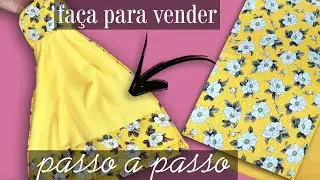 Como fazer Bate Mão [Toalha de mão Passo a Passo]