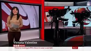 Victoria Valentine BBC News blooper 20.1.2023
