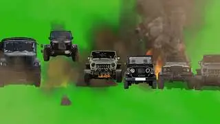 Kgf2 cars blast green screen