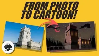 I Use This Simple Inkscape Photo Trick for Every Cartoon Background