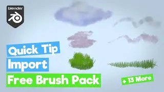 Blender Grease Pencil Tutorial: Import Free Brush Pack in Seconds!
