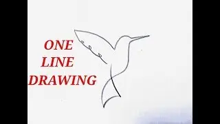 One line drawing  Easy simple line drawing art challenge One line single stroke drawing