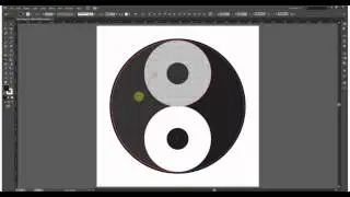 Create Ying Yang Quickly with Shape Builder Tool