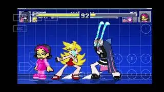 mugen Stocking & Panty vs random X4 mugen random 18