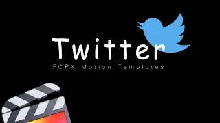 4 FREE Twitter Templates for FCPX | Final Cut Pro X Plugins