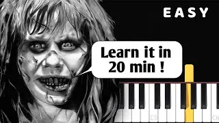 The Exorcist Theme - EASY Piano tutorial