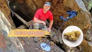 Metal Detecting GOLD Nugget In Rocky Mountains! (Minelab GPX 6000 and Equinox 800)