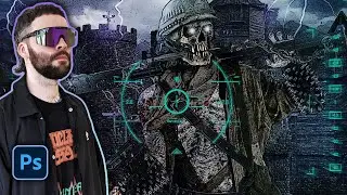 How To Design THRASH METAL Artwork - Adobe Photoshop