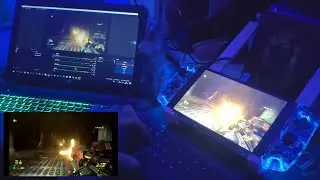 AYA NEO PC Handheld Gaming Playtest DOOM Gameplay