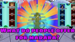 WHAT DO PEOPLE OFFER FOR MADARA IN ASTD?! | All Star Tower Defense