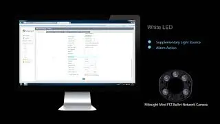 Digital World | Milesight H 265 Mini PTZ Bullet Network Camera Tutorial White LED