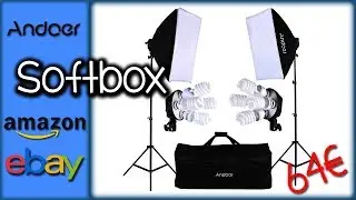 Kit Softbox Studio Fotografico - Andoer [Luci per Laboratorio]
