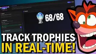 Track Your PS5 Trophies in REAL-TIME! | Trophy Tracker For OBS Studio