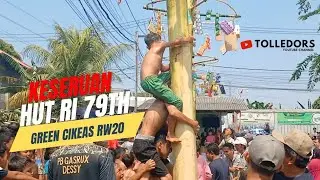 PANJAT PINANG ‼️ HUT RI 🇲🇨 di green cikeas #merdeka #panjatpinang #hutri79 #greencikeas