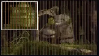 Shrek but it's Minecraft Leather Helmets