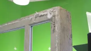 Chromakey  Old Window  Green screen