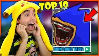 TOP 10 JUEGOS MÁS POPULARES de SHIN SONIC TAPES en ROBLOX 🌟