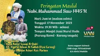 Live Maulid Nabi Muhammad SAW  ll MASJID JAMI NURUL HUDA