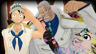 Garp Tricks Luffy (One Piece Marines VR)