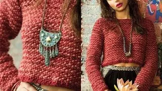 #12 Cropped Pullover, Vogue Knitting Fall 2012