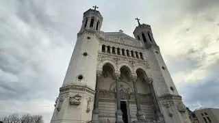 Lyon, Basilica of Notre Dame Fourvière in France