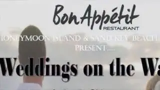 Dunedin Weddings on the Water. Casual waterfront dining, Bon Appetit!