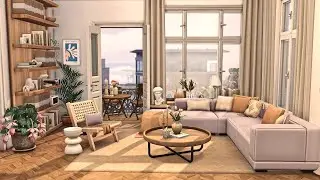 COLOURFUL BOHO APARTMENT | Sims 4 Speed Build (Stop Motion)