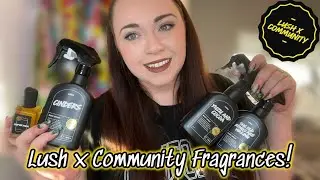 I HAVE THE NEW LUSH X COMMUNITY LIMITED EDITION FRAGRANCES 😱🩵