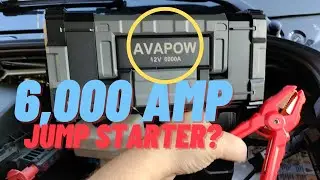 6000 Amp Jump Starter Real Test Results | Avapow Review