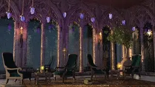 The Sorcerer's Cafe Ambience: Piano Music With Rain, Thunder and Crackling Fire Sounds