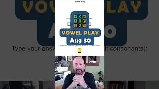 Have a browse at these vowels