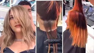 Easy way to do light colour in salon hair transformation by MOUNIR |MOUNIR| #haircolourist